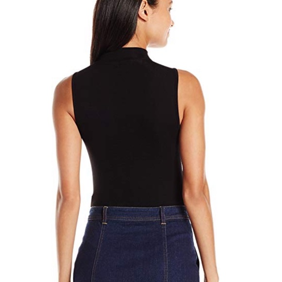 NWT Black Choker Neck Bodysuit - Picture 3 of 3